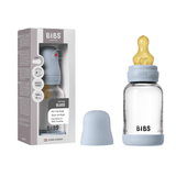 Glass Baby Bottle Complete Set 120ml Latex - Baby Blue - Kollektive - Official distributor