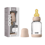 Glass Baby Bottle Complete Set 120ml Latex - Blush - Kollektive - Official distributor