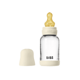 Glass Baby Bottle Complete Set 120ml Latex - Ivory - Kollektive - Official distributor