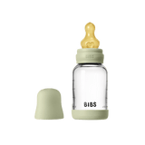 Glass Baby Bottle Complete Set 120ml Latex - Sage - Kollektive - Official distributor