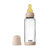 Glass Baby Bottle Complete Set 240ml Latex - Blush - Kollektive - Official distributor