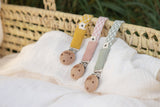 Pacifier clip - Blush/Ivory - Kollektive - Official distributor