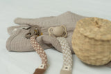 Pacifier clip - Ivory/Sand - Kollektive - Official distributor