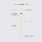 Pacifier Clip Loop - Ivory - Kollektive - Official distributor