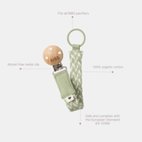 Pacifier clip - Violet Sky/Mauve - Kollektive - Official distributor