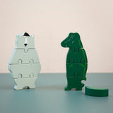 Wooden body puzzle - Mr. Crocodile - Kollektive - Official distributor