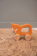 Wooden pull along toy - Mr. Fox - Kollektive - Official distributor