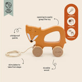 Wooden pull along toy - Mr. Polar Bear - Kollektive - Official distributor