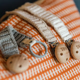Knitted Pacifier Clip - Vanilla - Kollektive - Official distributor