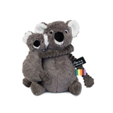 Trankilou the Koala, Mum & Baby - Grey