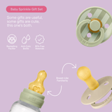BIBS Gift Set, Baby Sprinkle - Sage (ETA 12 FEB)