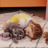 Miaou the Cat, Mum & Baby - Grey