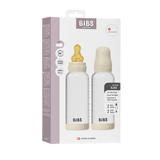 BIBS Glass Bottle Complete Set (2 Pack) 240ml Latex - Ivory - Kollektive - Official distributor