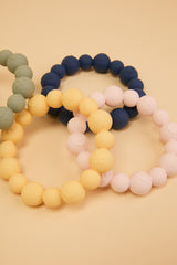 Teething Ring Beaded - Pale Butter - Kollektive - Official distributor