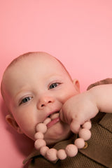 Teething Ring Beaded - Steel Blue - Kollektive - Official distributor