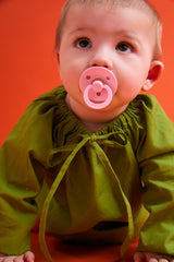 BIBS Dummies Baby Pink/Tango Round, Latex (2pk) - Kollektive - Official distributor