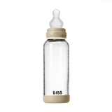 BIBS Glass Bottle Complete Set 240ml Silicone - GLOW Vanilla - Kollektive - Official distributor