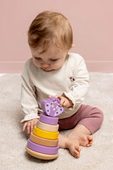 Wooden stacking toy - Mrs. Peacock - Kollektive - Official distributor