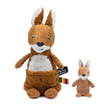 Allezou the Kangaroo, Mum & Baby - Brown Sugar