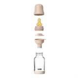 BIBS Glass Bottle Complete Set (2 Pack) 120ml Latex - Blush (ETA 19 FEB) - Kollektive - Official distributor