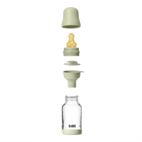 BIBS Glass Bottle Complete Set (2 Pack) 120ml Latex - Sage (ETA 19 FEB) - Kollektive - Official distributor