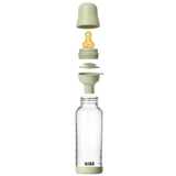 BIBS Glass Bottle Complete Set (2 Pack) 240ml Latex - Sage (ETA 19 FEB) - Kollektive - Official distributor