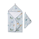 LouLou Lollipop, Hooded Towel Set - Magical Dragons - Kollektive - Official distributor