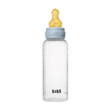 Baby Bottle, BPA Free plastic 270ml Latex - Baby Blue