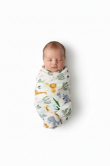 LouLou Lollipop, Muslin Swaddle - Safari Jungle (ETA Late April) - Kollektive - Official distributor