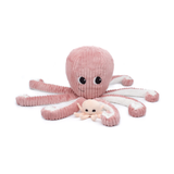 Filou the Octopus, Mum & Baby - Pink