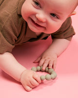 Teething Ring Beaded - Sage - Kollektive - Official distributor