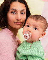 BIBS Dummies Petal/Baby Pink Round, Latex (2pk) - Kollektive - Official distributor