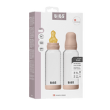BIBS Glass Bottle Complete Set (2 Pack) 240ml Latex - Blush - Kollektive - Official distributor