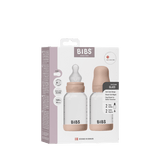 BIBS Glass Bottle Complete Set (2 Pack) 120ml Silicone - Blush - Kollektive - Official distributor