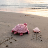 Sauvenout the Turtle, Mum & Baby - Pink