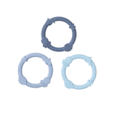 LouLou Lollipop, Wild Teether Ring Set - Blue Fog - Kollektive - Official distributor