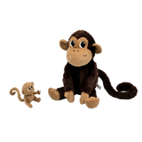 Zazou the Monkey, Mum & Baby