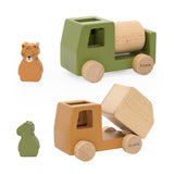 Trixie Wooden animal construction cars set (ETA Mid Feb) - Kollektive - Official distributor