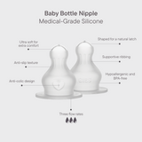 BIBS Bottle Replacement Nipple, Silicone (2pk) - Kollektive - Official distributor