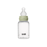 BIBS Baby Bottle, BPA Free plastic 150ml Silicone - Sage