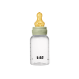 BIBS Baby Bottle, BPA Free plastic 150ml Latex - Sage