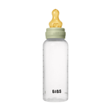BIBS Baby Bottle, BPA Free plastic 270ml Latex - Sage