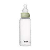 BIBS Baby Bottle, BPA Free plastic 270ml Silicone - Sage