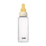 BIBS Baby Bottle, BPA Free plastic 270ml Latex - Ivory