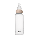 BIBS Baby Bottle, BPA Free plastic 270ml Silicone - Blush