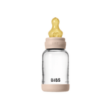 BIBS Glass Baby Bottle, 120ml Latex - Blush