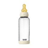 BIBS Glass Baby Bottle, 240ml Latex - Ivory