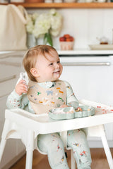 LouLou Lollipop, Silicone Bib - Safari Jungle