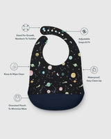 LouLou Lollipop, Silicone Bib - Planets