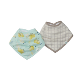 LouLou Lollipop, Bandana Bib Set - 2 Pack - Lemon Squeezy (ETA Late April) - Kollektive - Official distributor